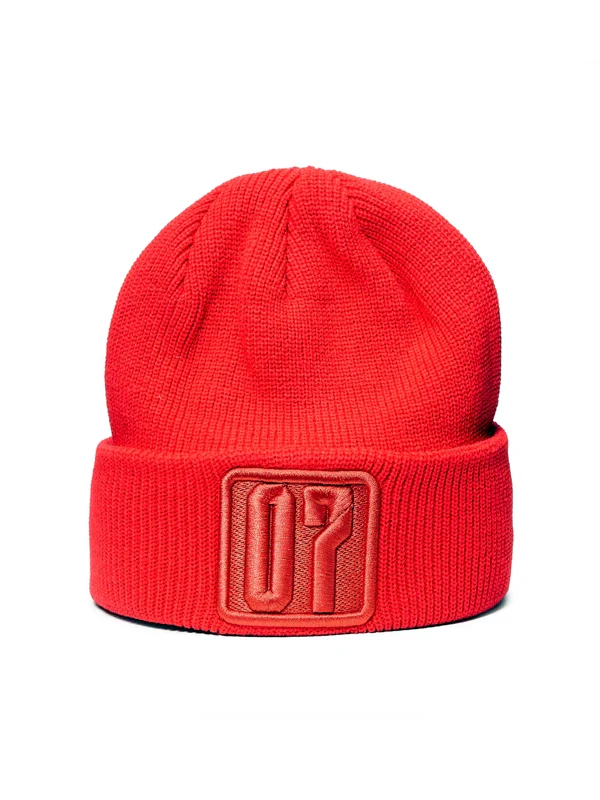 Dockermütze "07" rot