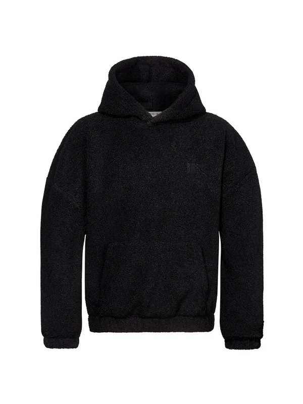 Hoodie "Teddy" unisex schwarz