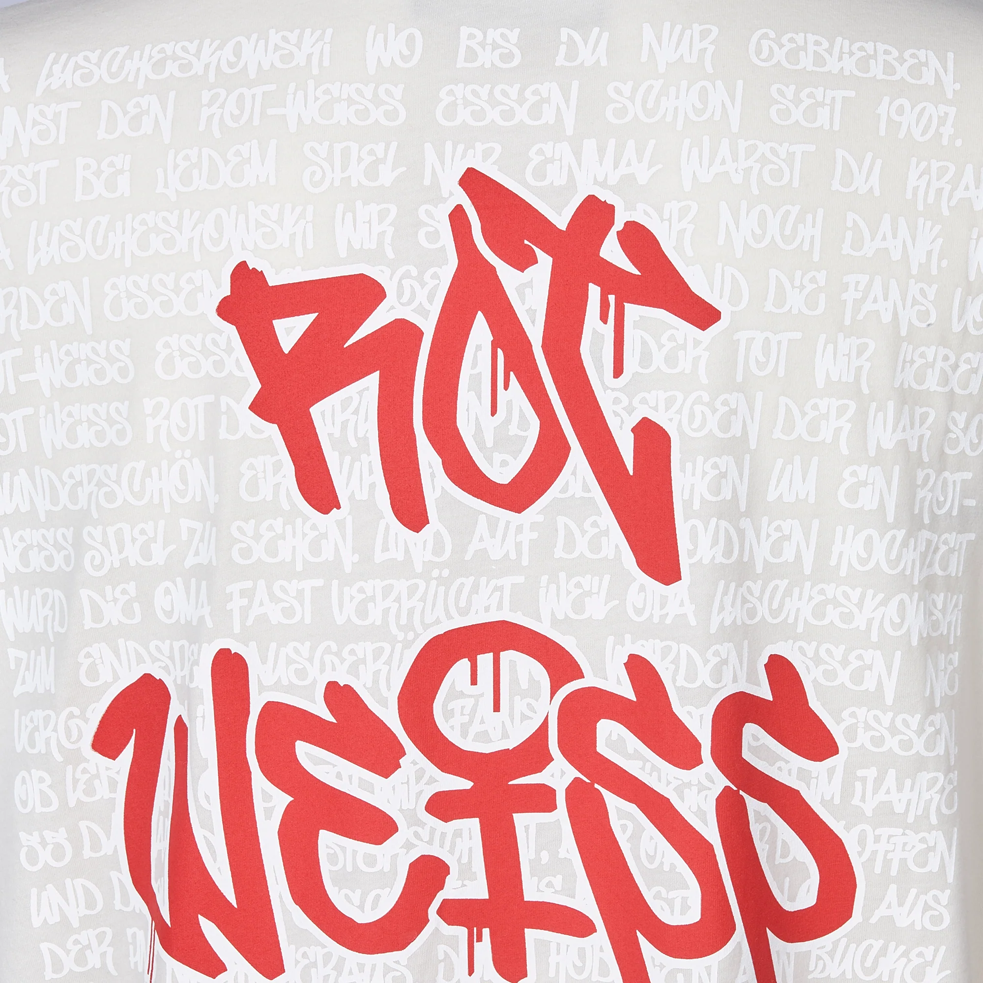 T-Shirt Oversize "aufe West" creme - Image 3