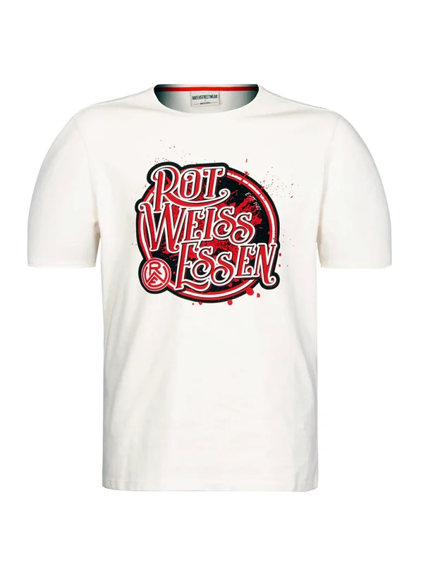 T-Shirt "Retro" weiss-creme