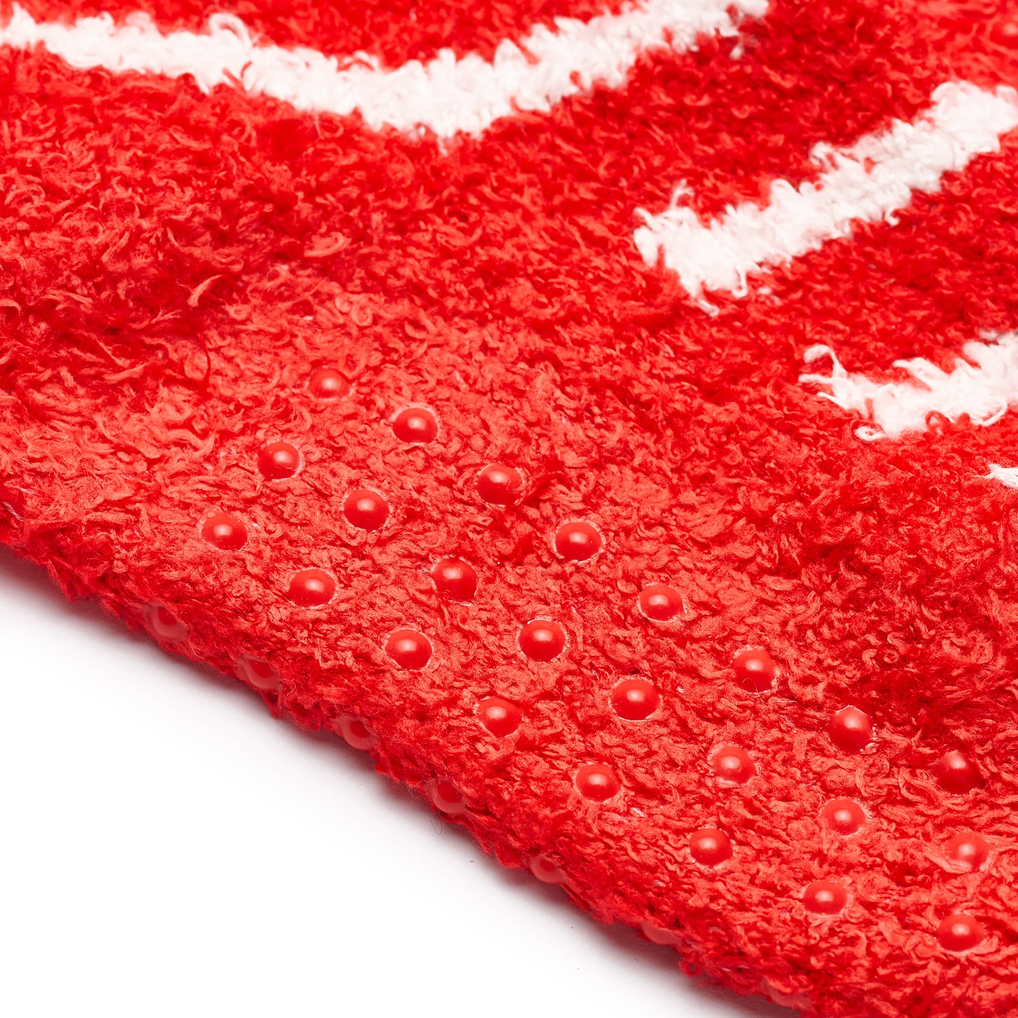 Kuschelsocke Kids rot/weiss gestreift - Image 2