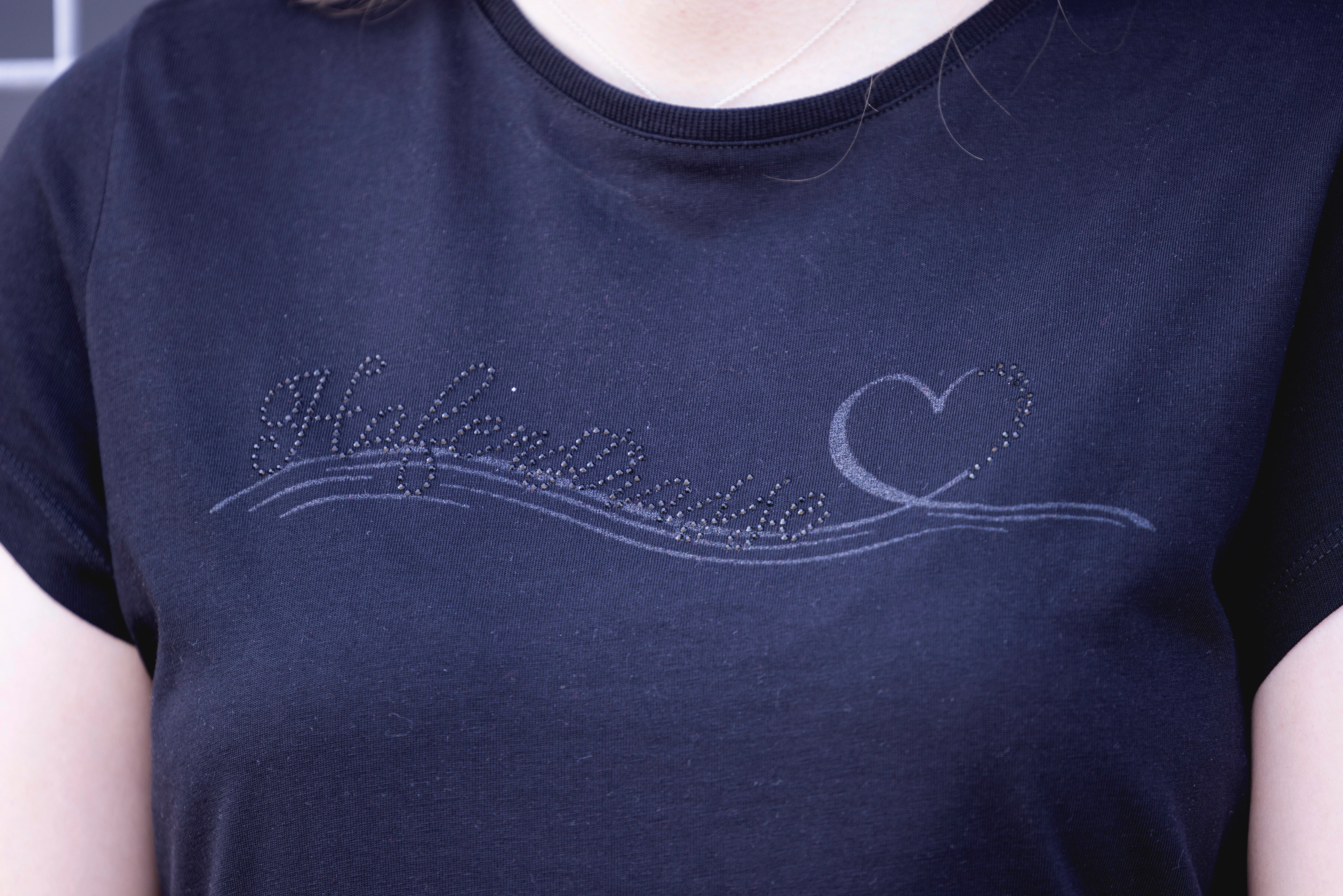T-Shirt Frauen "Silvia" schwarz - Image 5