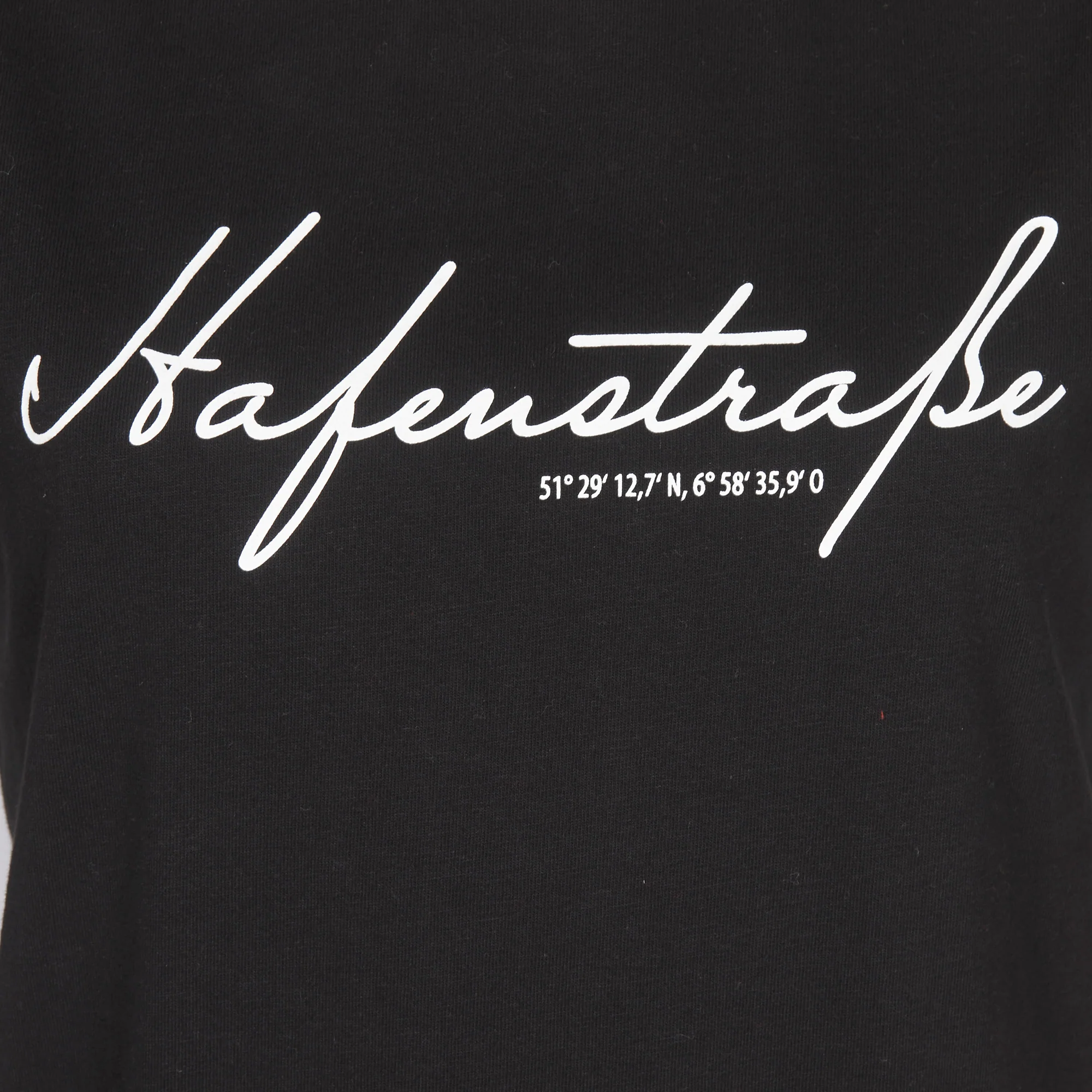T-Shirt Frauen IV "Hafenstraße" schwarz - Image 3