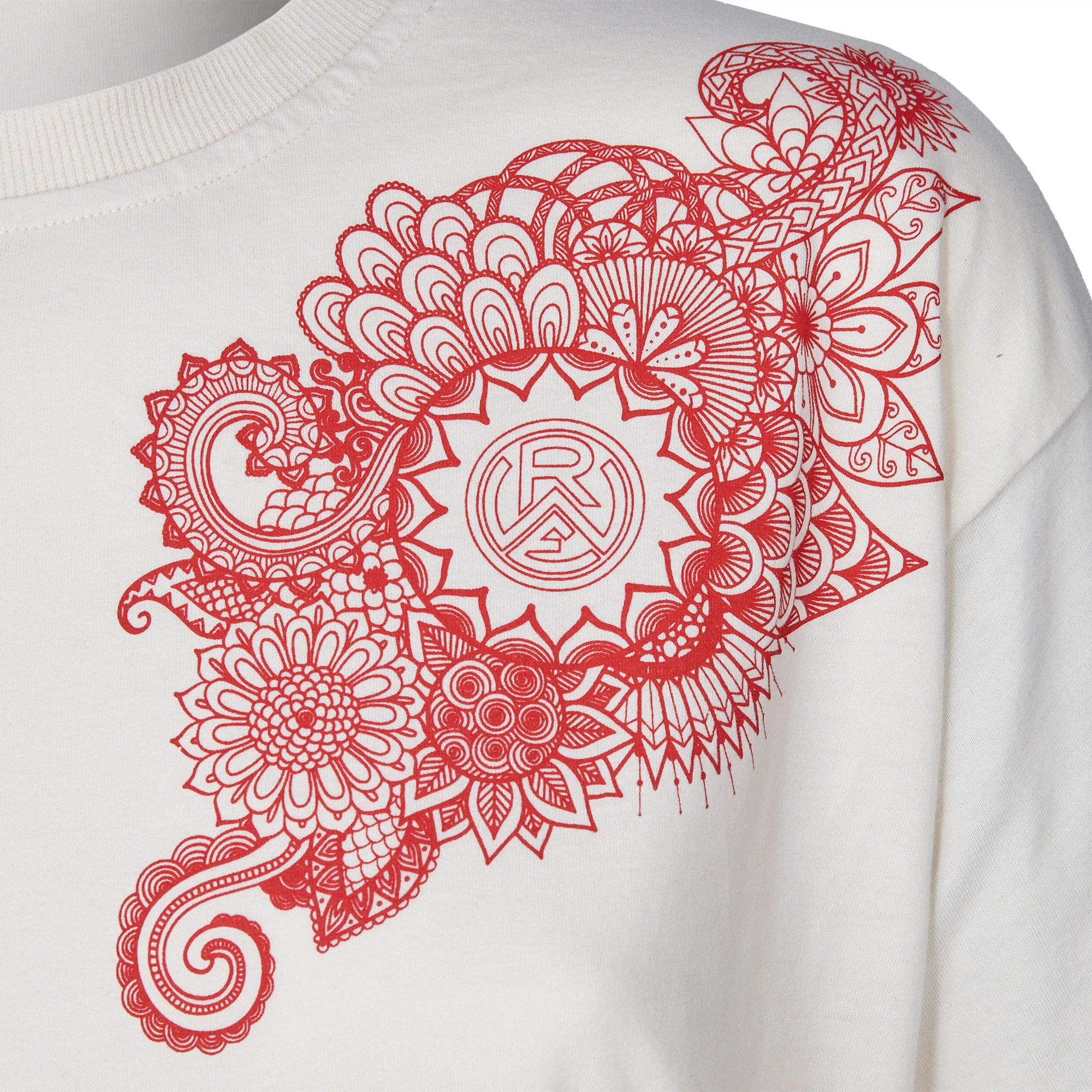 T-Shirt Frauen "Mandala" creme - Image 2