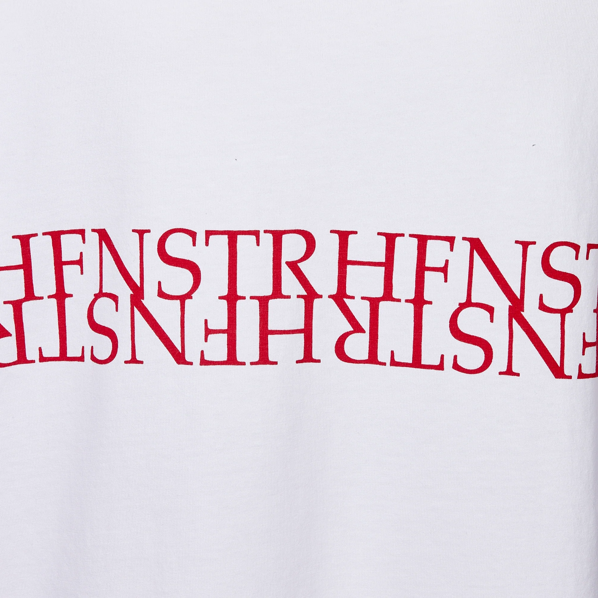 T-Shirt Frauen "HFNSTR" Oversize weiss - Image 2