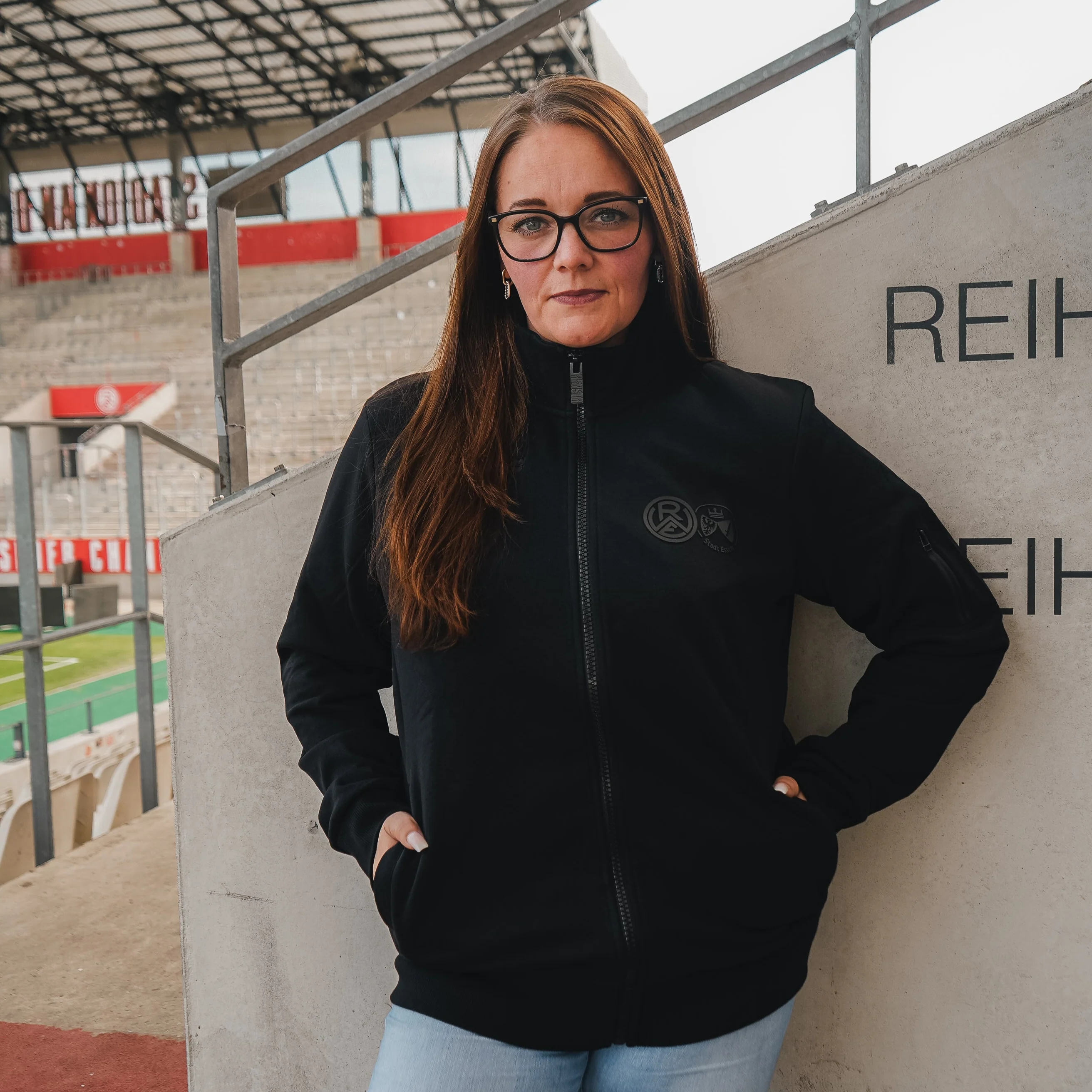 Stadtjacke Sweat schwarz - Image 6